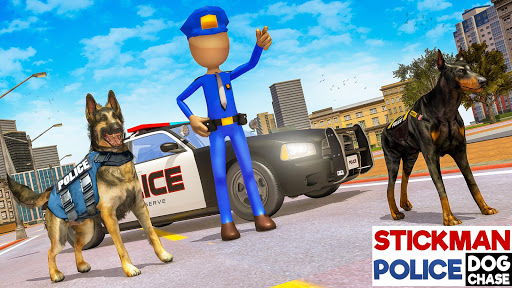 Stickman Police Dog Chase Crime Gangstar