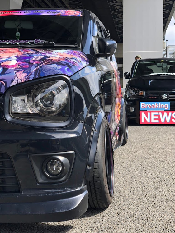 アルトワークスのバンドリ痛車・痛車・桜に関するカスタム事例の投稿画像2枚目