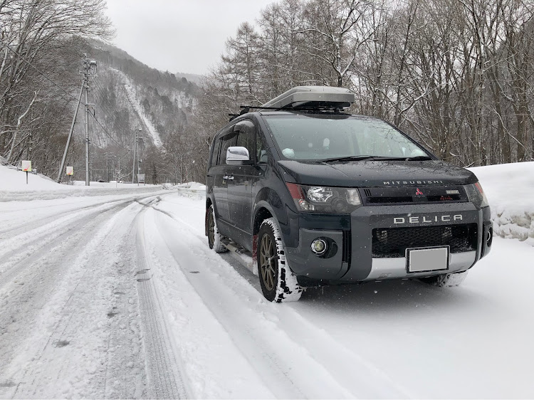 デリカD:5のジャスパー・雪と愛車・白馬八方尾根スキー場・弾丸ドライブに関するカスタム事例の投稿画像1枚目