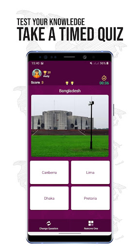 Quizzes Capitals around the World