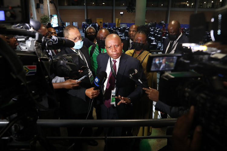 ActionSA leader Herman Mashaba at the Johannesburg council meeting in which the party supported the DA.