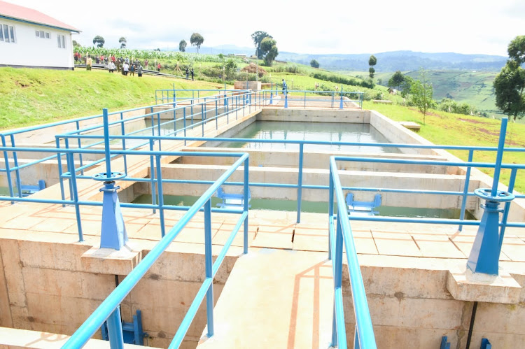 KOICA II water purification and treatment plant in Chepyuk Mt Elgon.