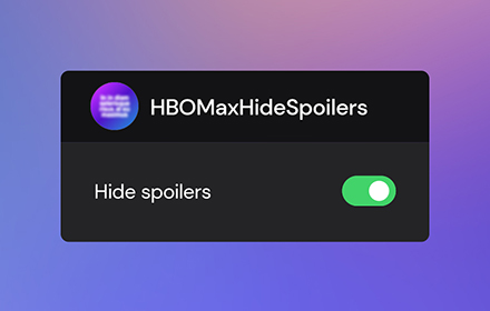 HBO Max Hide Spoilers: no episode synopsis Preview image 0