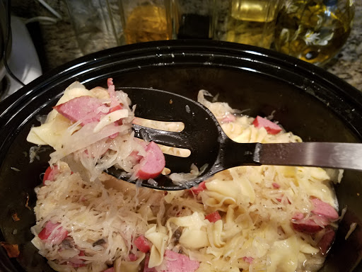 in a crock pot but can do on stove too