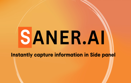 Saner.AI - Capture information instantly small promo image