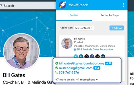 RocketReach Chrome Extension - Find any Email logo