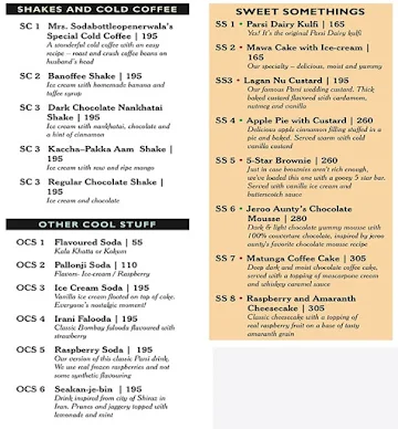 SodaBottleOpenerWala menu 