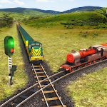 Cover Image of ダウンロード Train Racing Euro Simulator 3D 1.2 APK