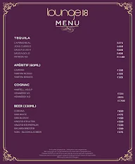 Lounge 18 - Marriott Jaipur menu 4