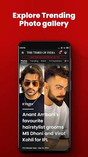 Screenshot Times Of India - News Updates