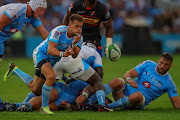 Ivan van Zyl of the Vodacom Bulls passes during the Super Rugby match between Vodacom Bulls and DHL Stormers at Loftus Versfeld on March 31, 2018 in Pretoria, South Africa. 