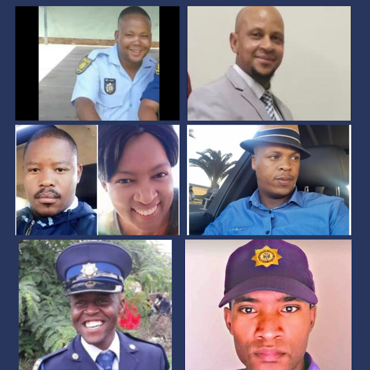 Some of the police officers killed this year and last year.