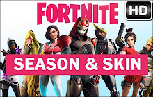 Fortnite Season & Skin Backgrounds HD New Tab small promo image