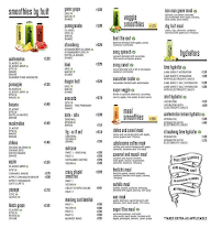 Drunken Monkey menu 2