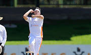 Gerald Coetzee bowls for the Knights in the CSA 40Day Domestic Series match against North West Dragons at Mangaung Oval in Bloemfontein on November 10 2022.