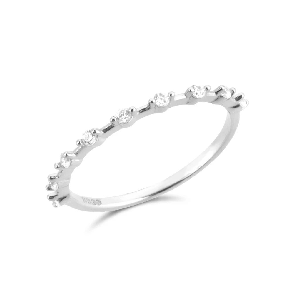 Title 4, Polka Dot Sterling Zilver Inlay S925 Dunne Ring...