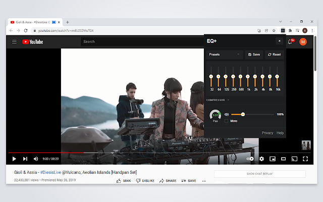 Equalizer Plus chrome extension