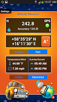 Altimeter GPS Calculator Lite Screenshot