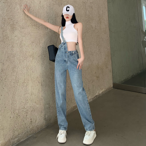 Title 1, Womens Design Sense Jeans with One Shoulder St...