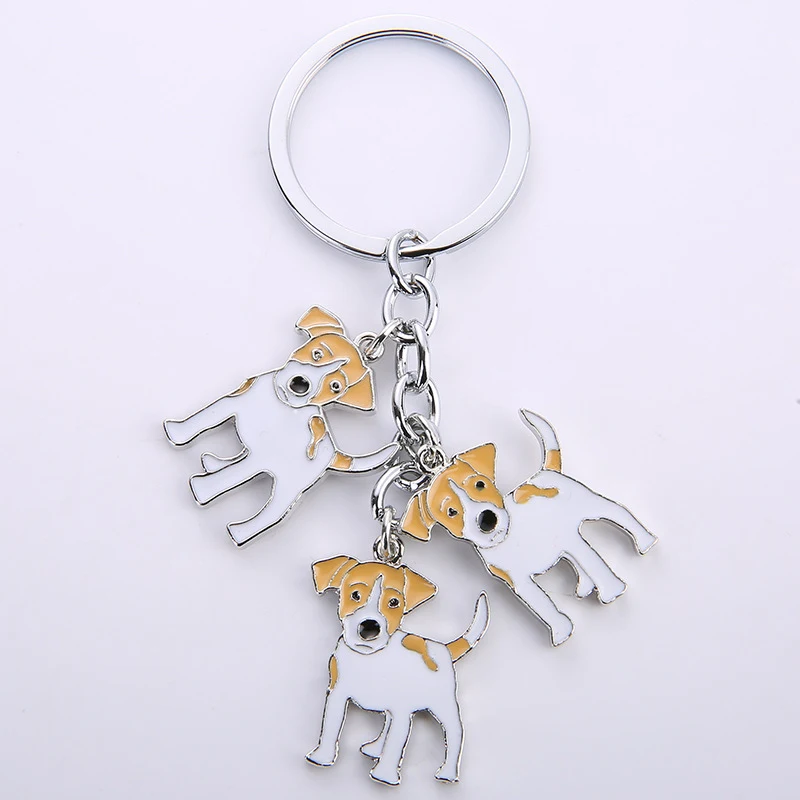 Porte-clés en métal Little Creative Gifts pour chien, pendentif adorable. Un cadeau créatif et personnalisé pour les amoureux des animaux et des chiens