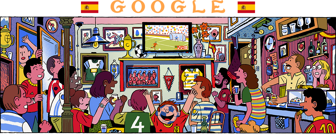 World Cup Doodle for Spain
