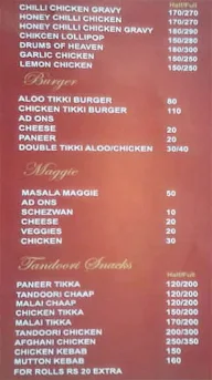 Club Of Foodies menu 2