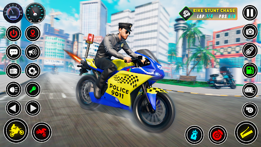 Screenshot Police bike Stunt Bike Racing