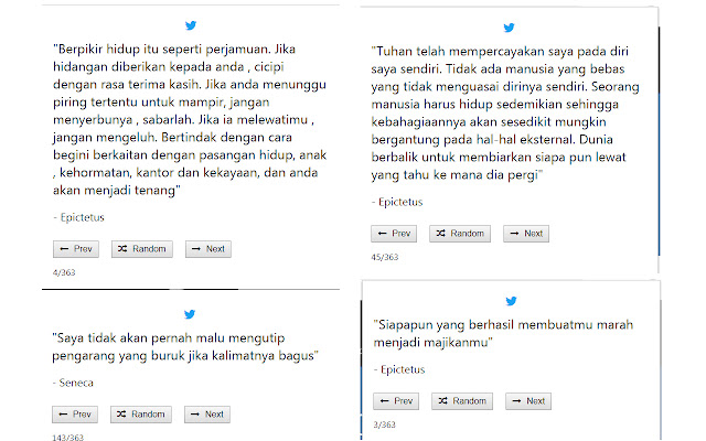 Stoic Quotes Indonesia chrome extension