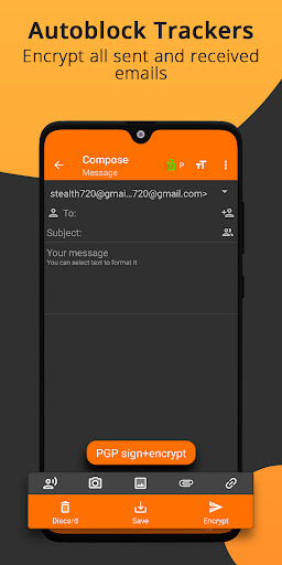 Screenshot Full Mail: Encrypted Email for