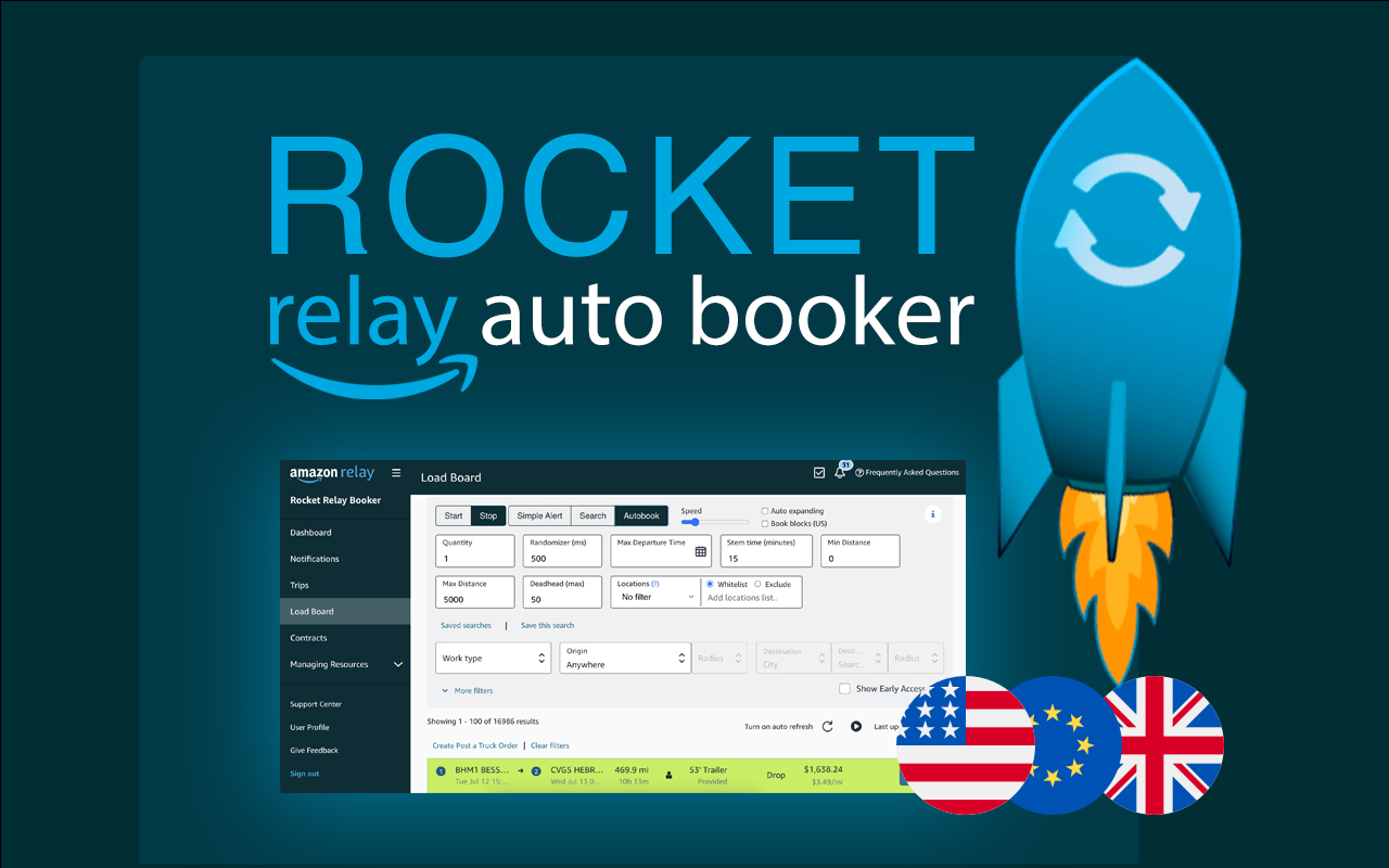 Relay Auto Booker Refresher Rocket Pro Preview image 2