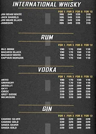 The Race menu 2