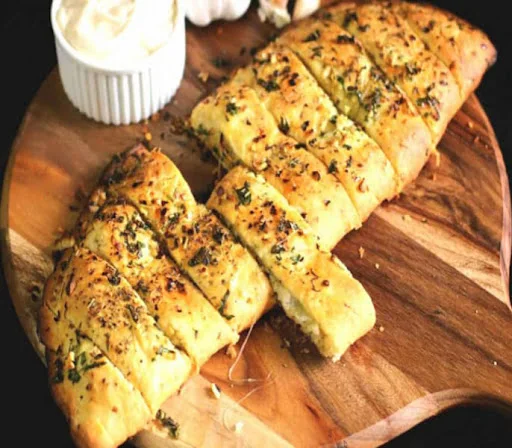 Cheesy Mushroom Garlic Bread