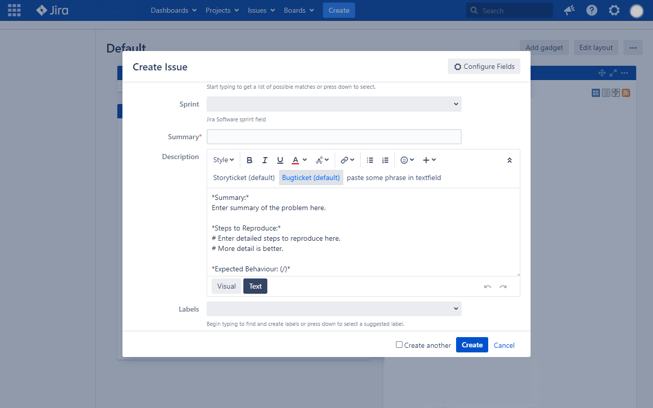 Ticket Templates for JIRA Preview image 5