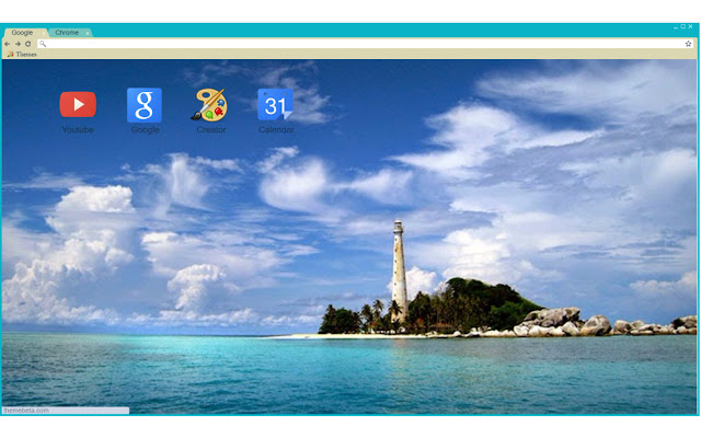 Relaxing Island chrome extension