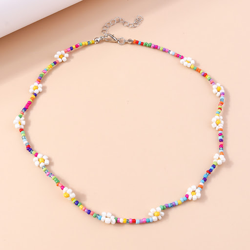 Title 6, Womens Colorful Sweet Bead Necklace. Add a pla...