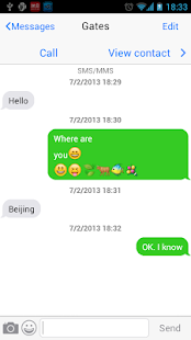 Hi SMS Pro-Support iOS 7 Theme apk Review