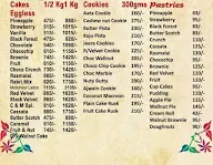 Cakes & More menu 2