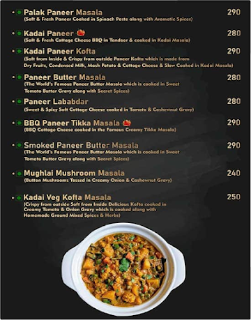 Tandooriwala Guwahati menu 