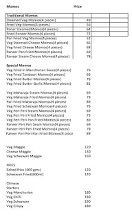 Veg Momos & Chinese menu 1