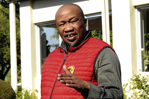 The strike affected mining, construction, engineering and metallurgical businesses. In view is the general secretary of the National Union of Metalworkers of SA, Irvin Jim. File photo.