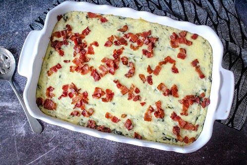Grits and Greens Casserole