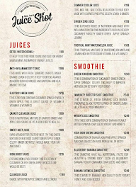 Juice Shot menu 2