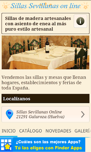 Sillas Sevillanas online