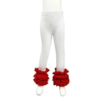 31White pants with red edge