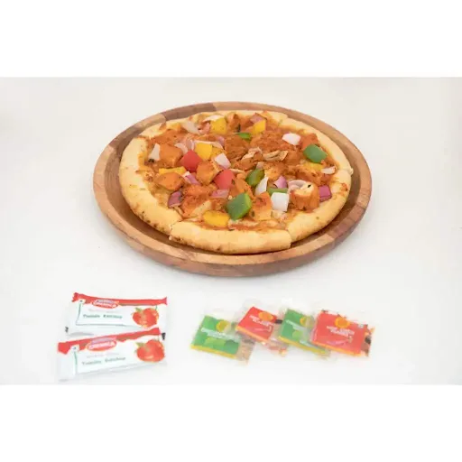 Chicken Tandoori Pizza [9 Inches, 200 Grams]