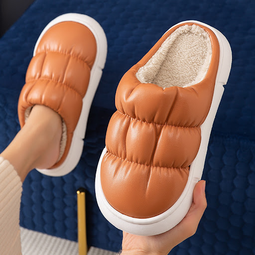 Title 4, Mens Fashion Home Indoor Plush Slippers, Soft ...