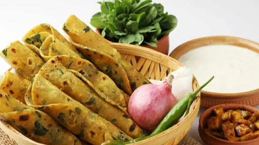 Methi Stuffed Paratha