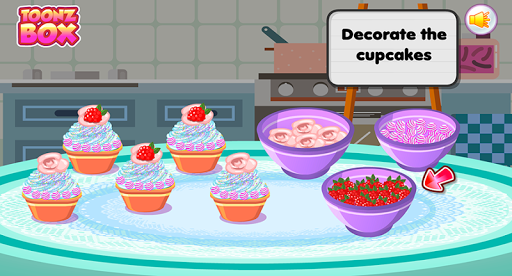 Berry Cup Cake Cooking