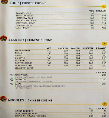 Vijayalaxmi menu 