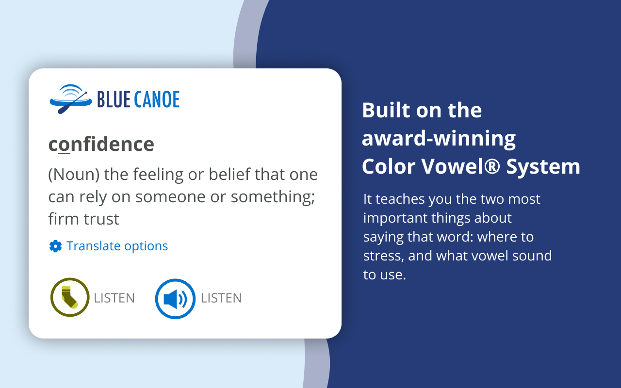 Blue Canoe Pronunciation Dictionary Preview image 1